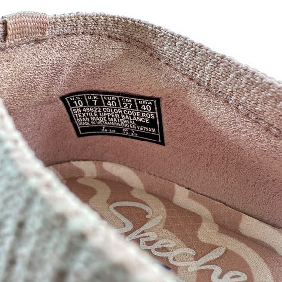 Skechers Shoes Mary Janes Size 10 Seager Power Hitter pink Slip On Knit Comfort - Picture 8 of 8